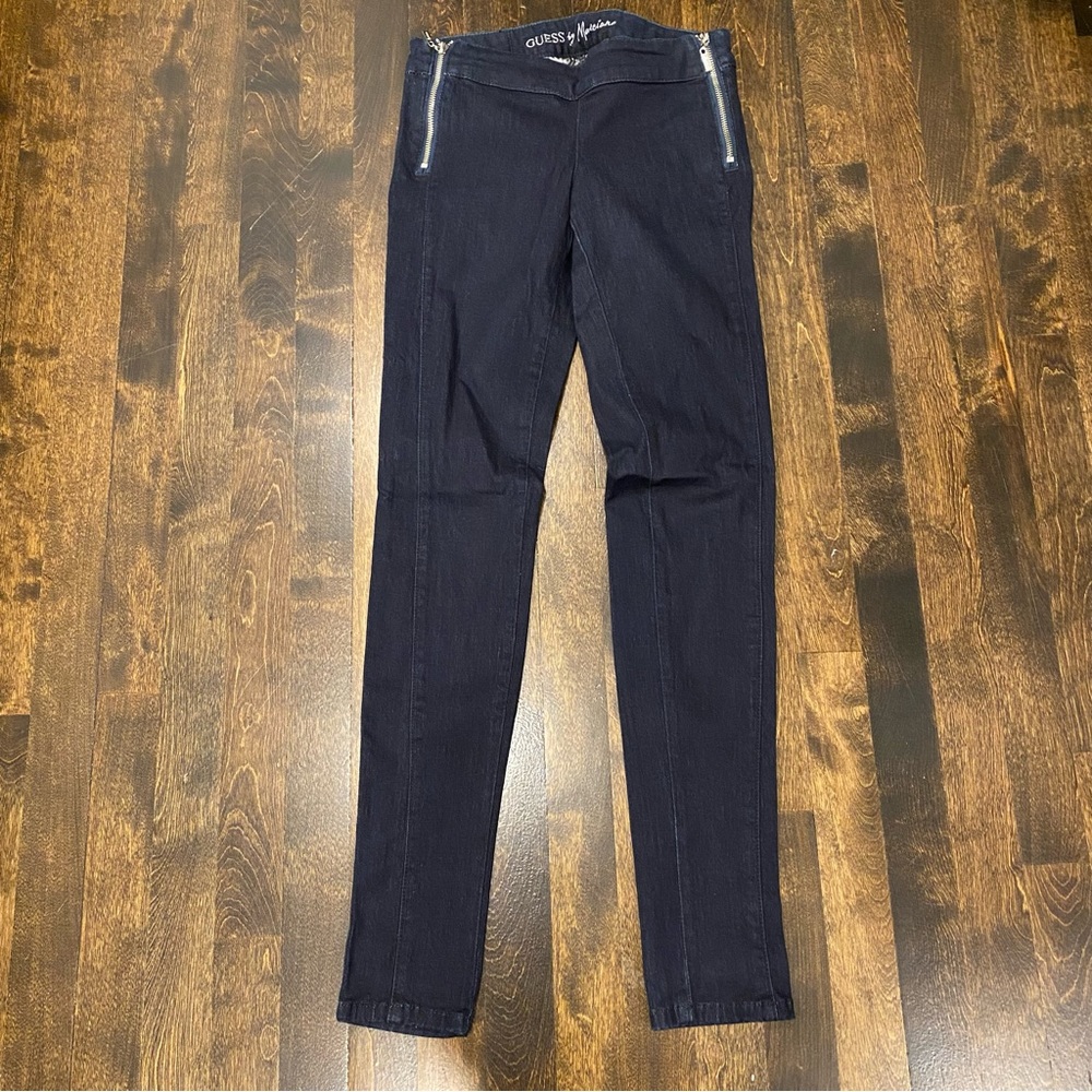 Marciano navy stretch denim